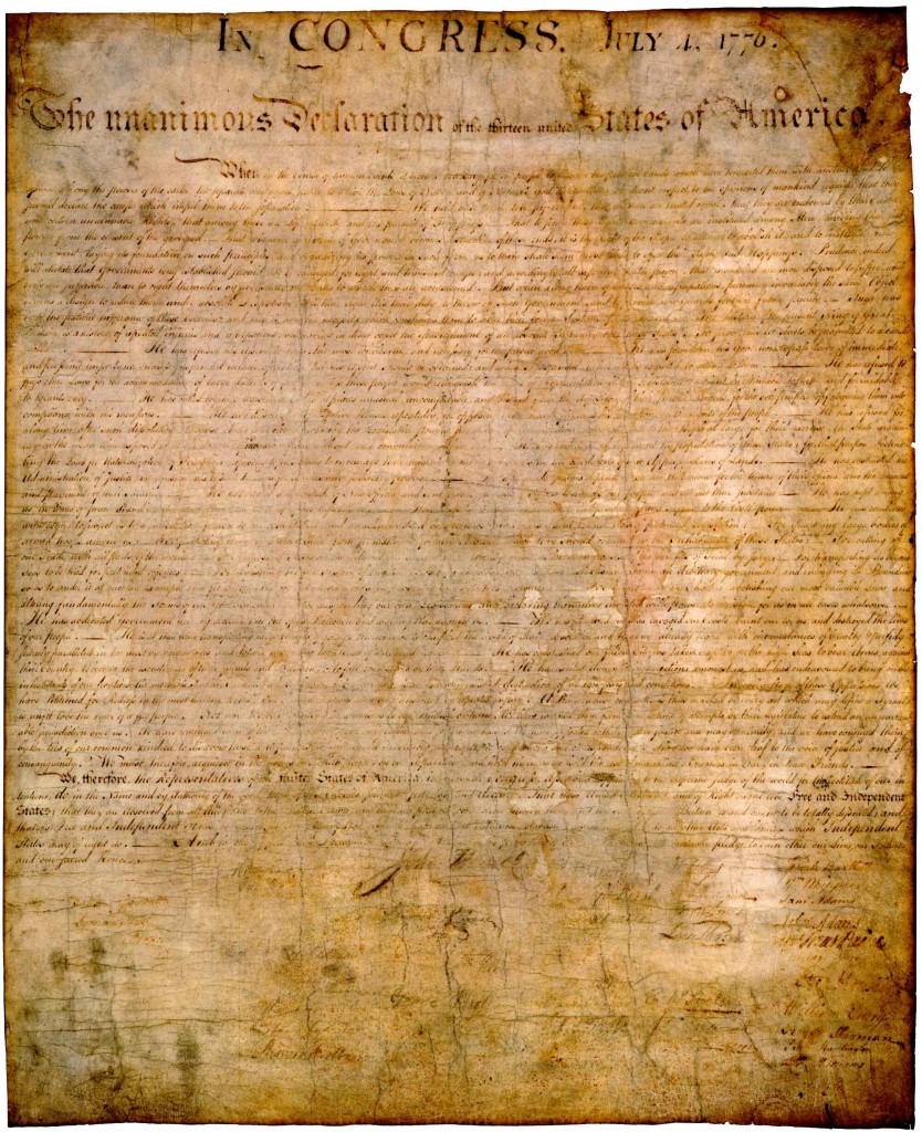 The Declaration of Independence